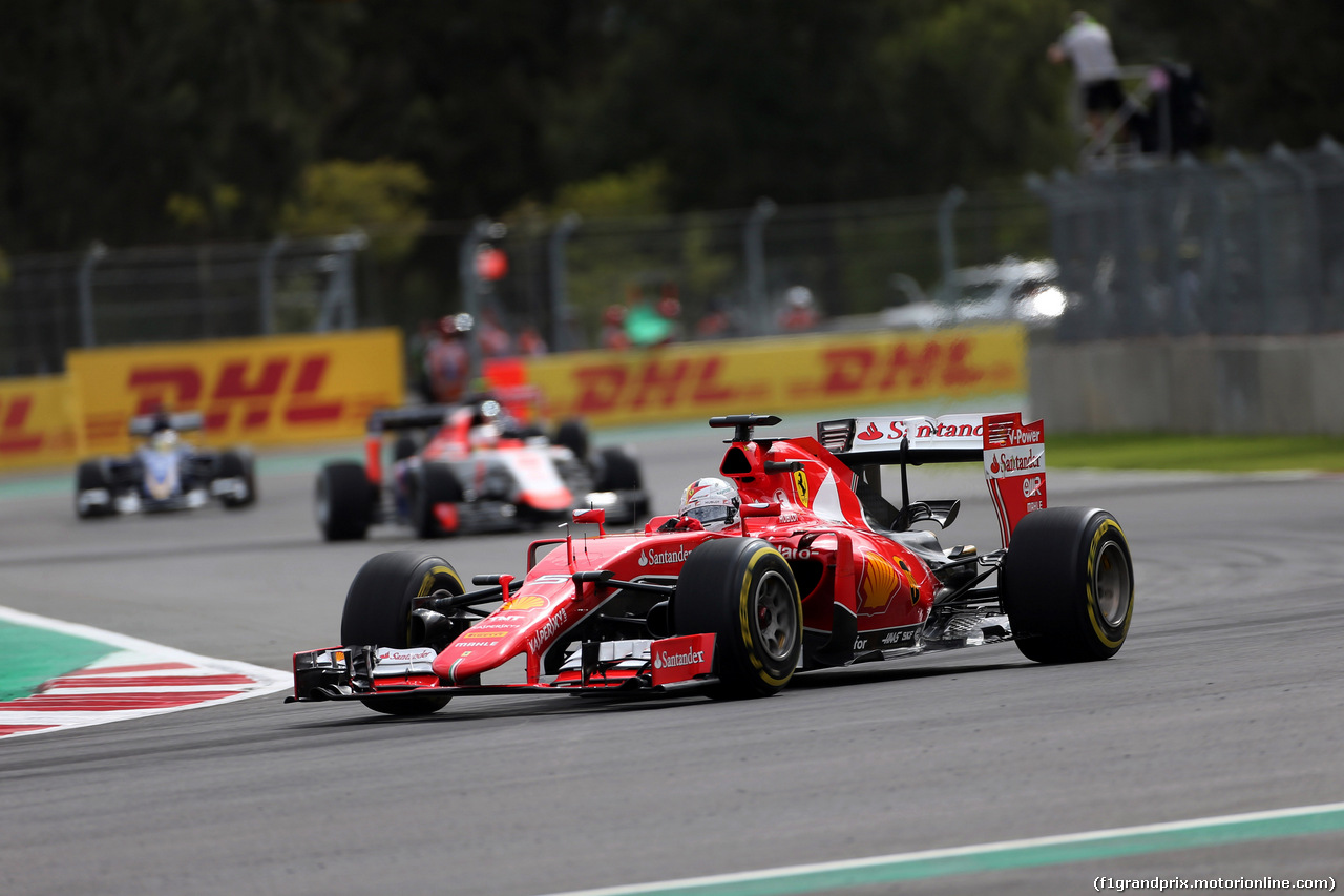 GP MESSICO, 31.10.2015- Prove Libere 3, Sebastian Vettel (GER) Ferrari SF15-T