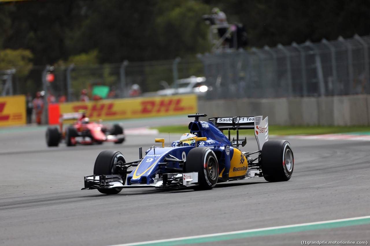GP MESSICO, 31.10.2015- Prove Libere 3, Marcus Ericsson (SUE) Sauber C34