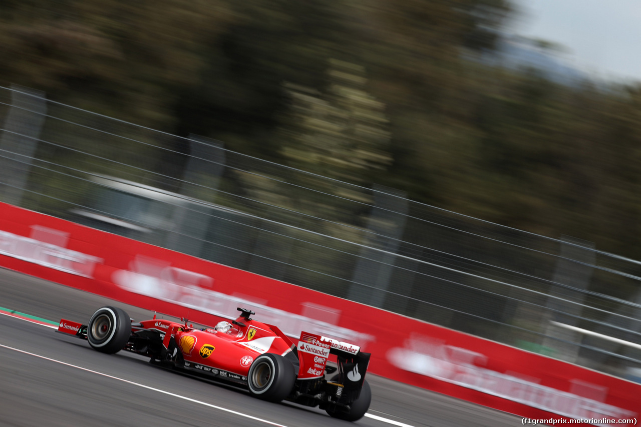 GP MESSICO, 31.10.2015- Prove Libere 3, Sebastian Vettel (GER) Ferrari SF15-T