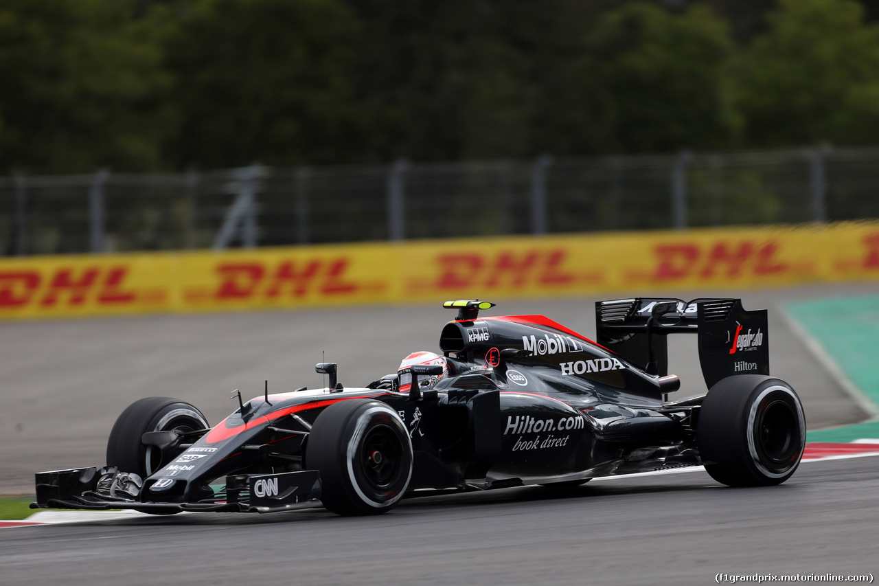 GP MESSICO, 31.10.2015- Prove Libere 3, Jenson Button (GBR)  McLaren Honda MP4-30.
