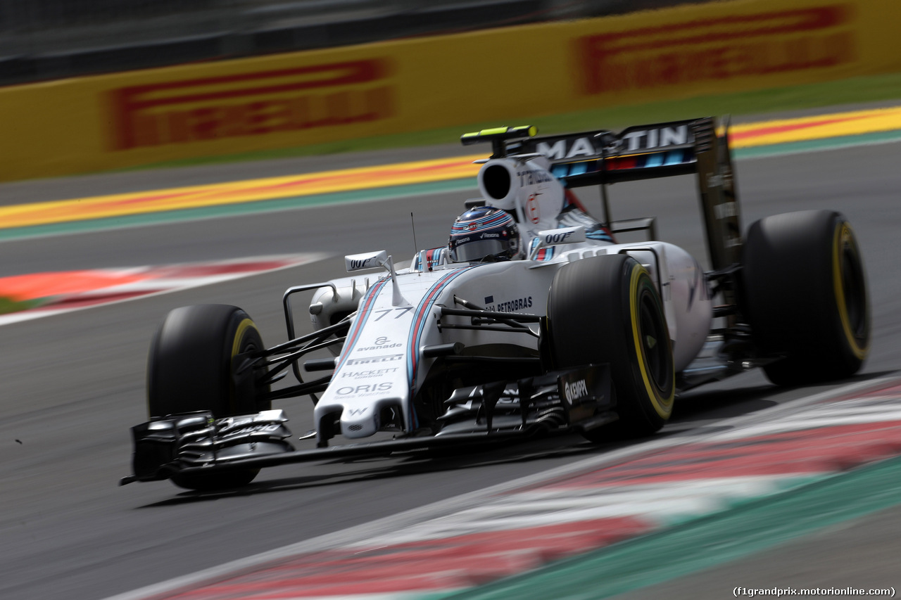 GP MESSICO, 31.10.2015- Prove Libere 3, Valtteri Bottas (FIN) Williams F1 Team FW37