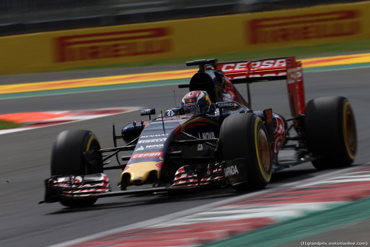 GP MESSICO, 31.10.2015- Prove Libere 3, Max Verstappen (NED) Scuderia Toro Rosso STR10