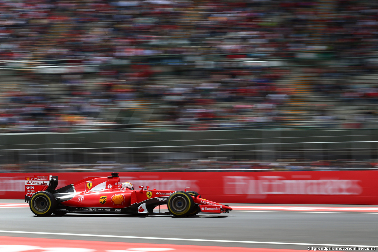 GP MESSICO, 31.10.2015- Prove Libere 3, Sebastian Vettel (GER) Ferrari SF15-T