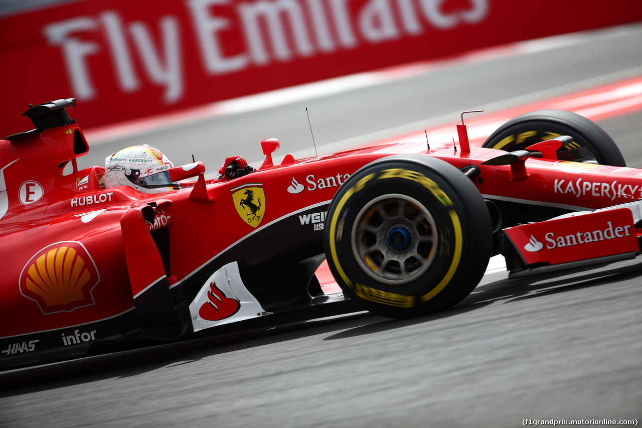 GP MESSICO, 31.10.2015- Prove Libere 3, Sebastian Vettel (GER) Ferrari SF15-T