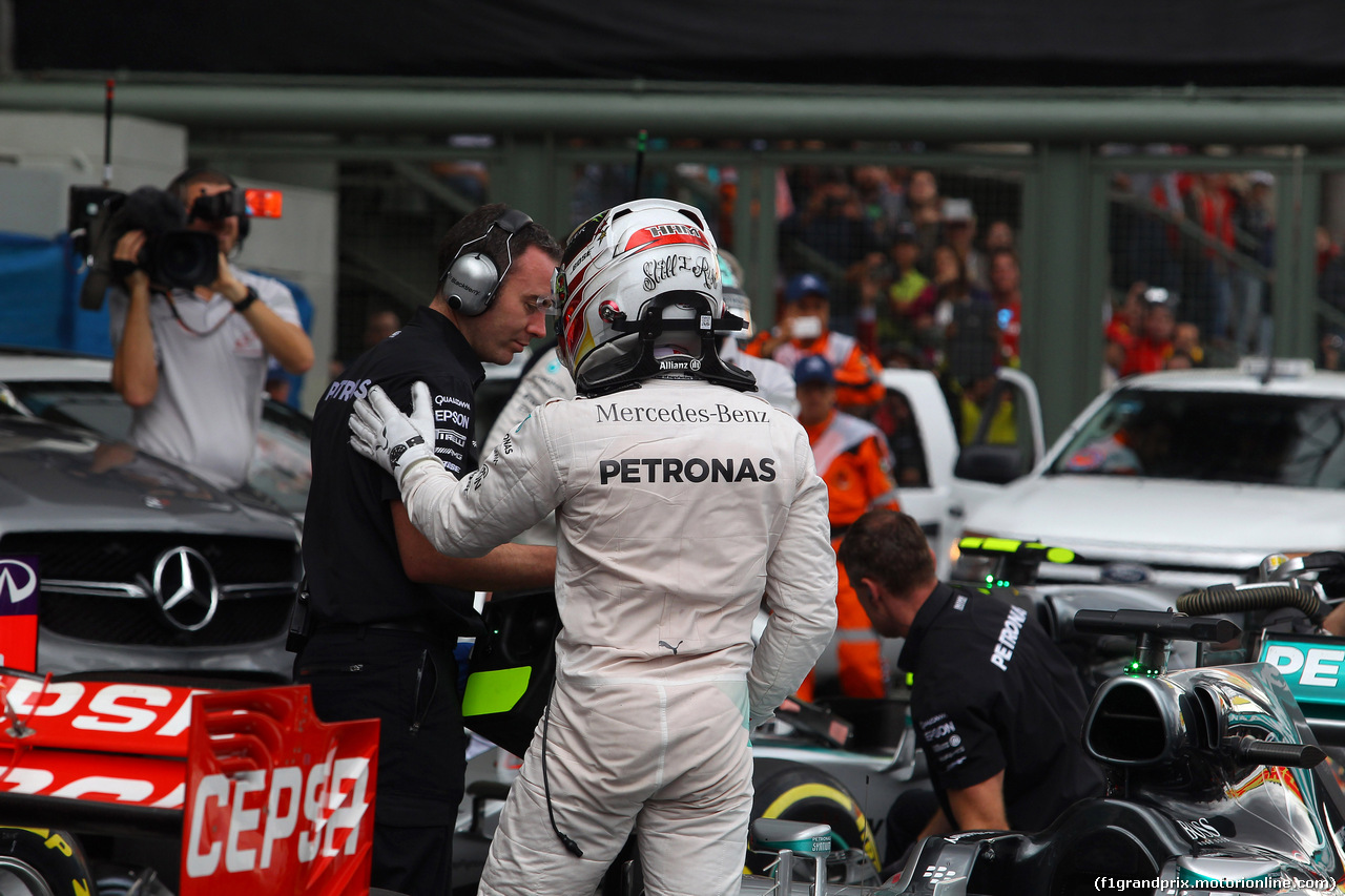 GP MESSICO, 31.10.2015- Qualifiche, Lewis Hamilton (GBR) Mercedes AMG F1 W06