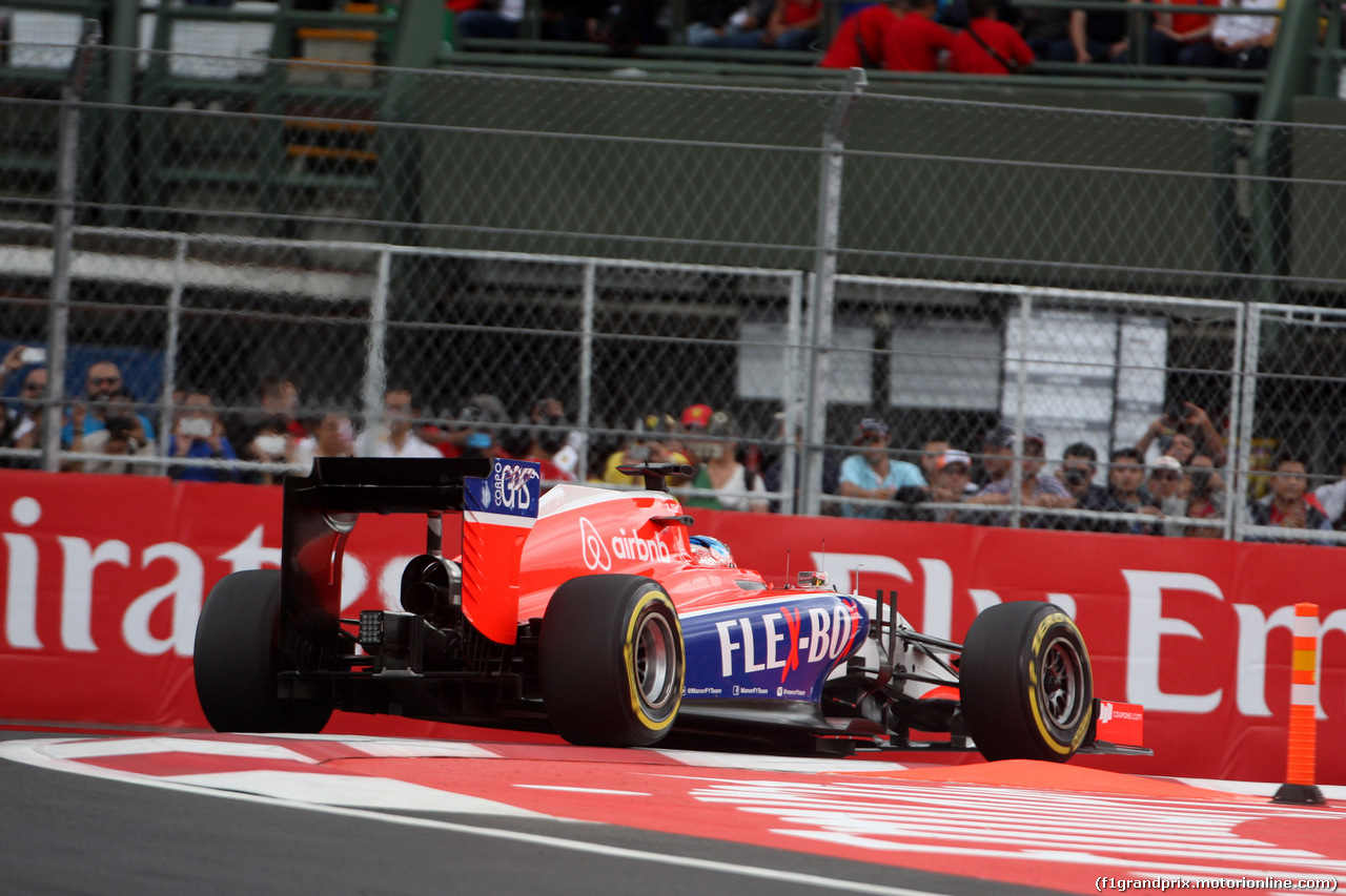 GP MESSICO, 31.10.2015- Qualifiche, William Stevens (GBR) Manor Marussia F1 Team