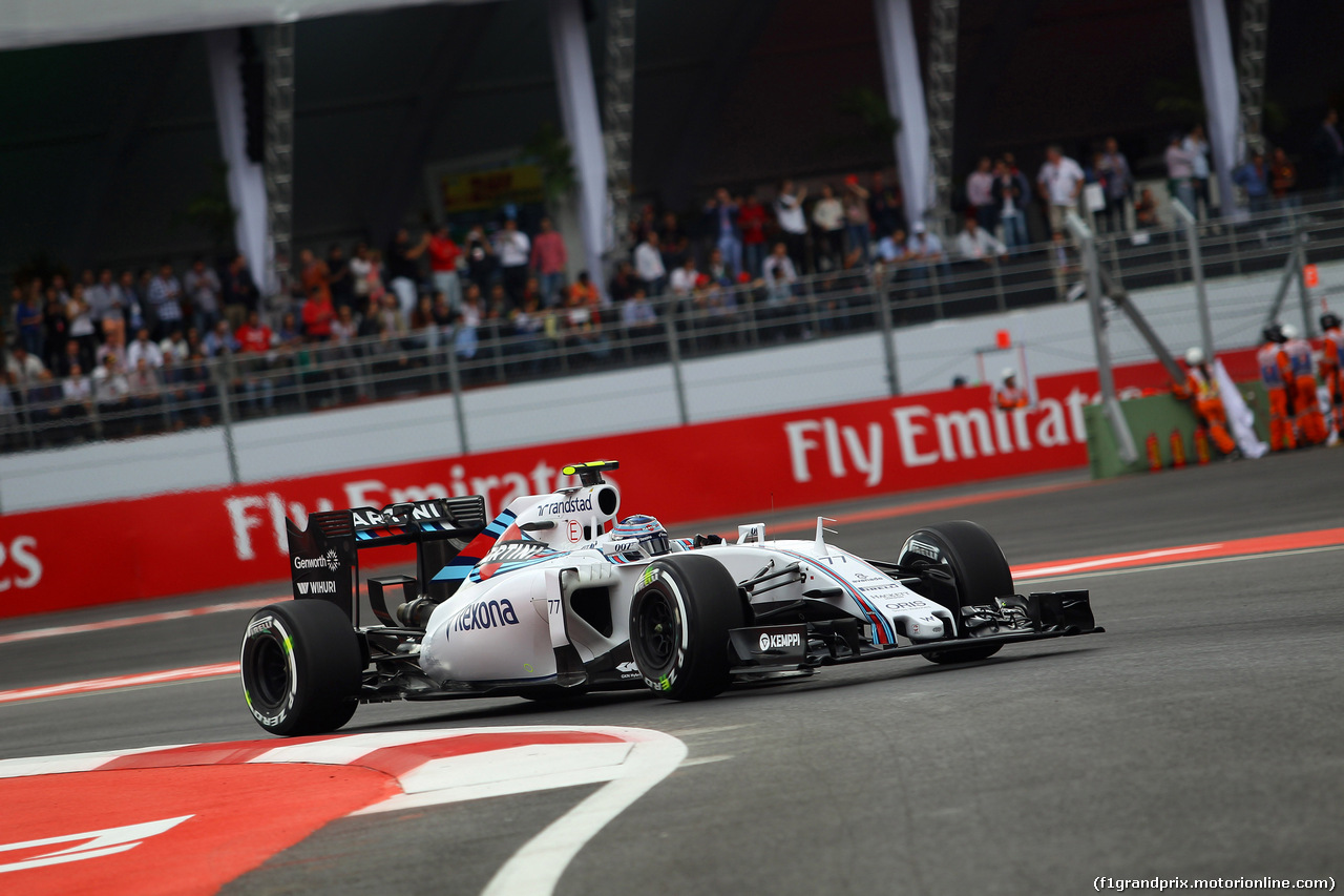 GP MESSICO, 31.10.2015- Qualifiche, Valtteri Bottas (FIN) Williams F1 Team FW37