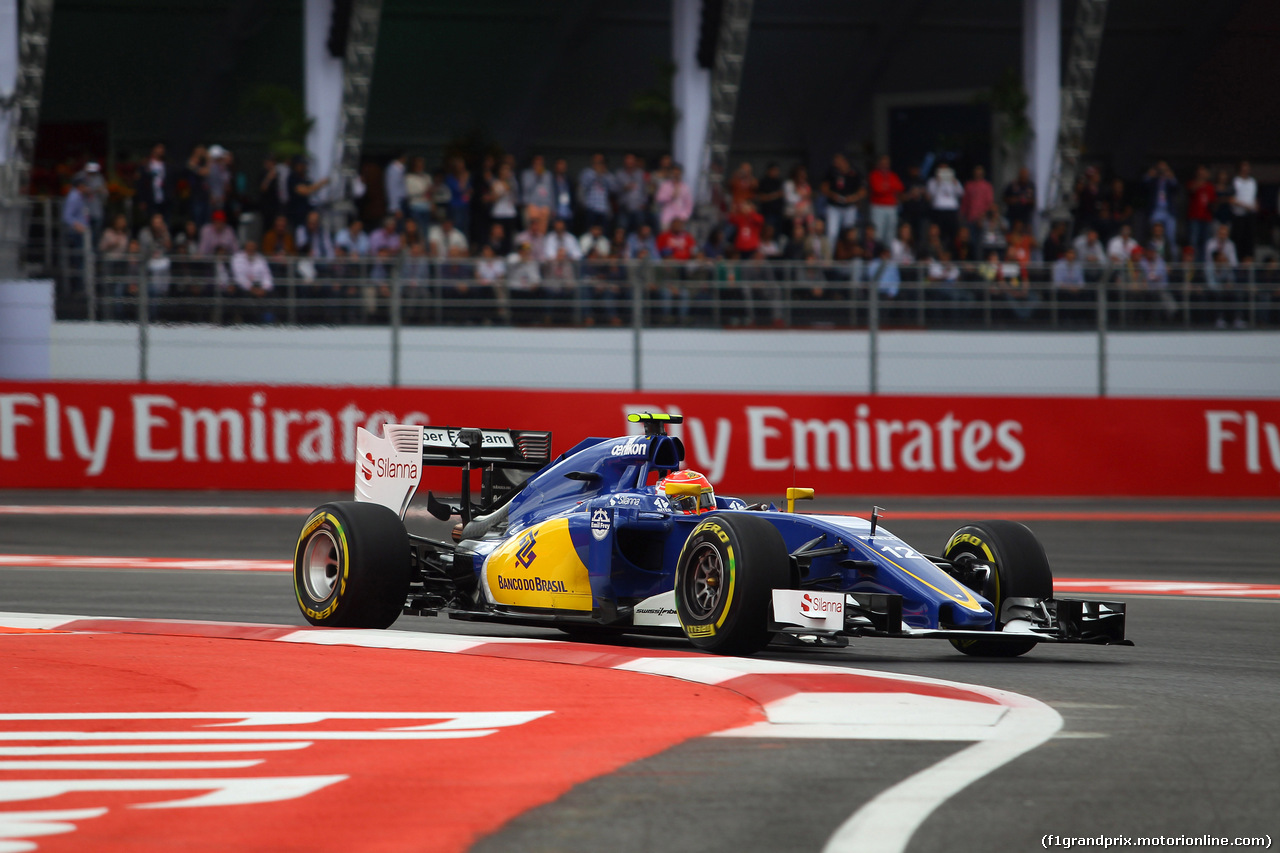 GP MESSICO, 31.10.2015- Qualifiche, Felipe Nasr (BRA) Sauber C34