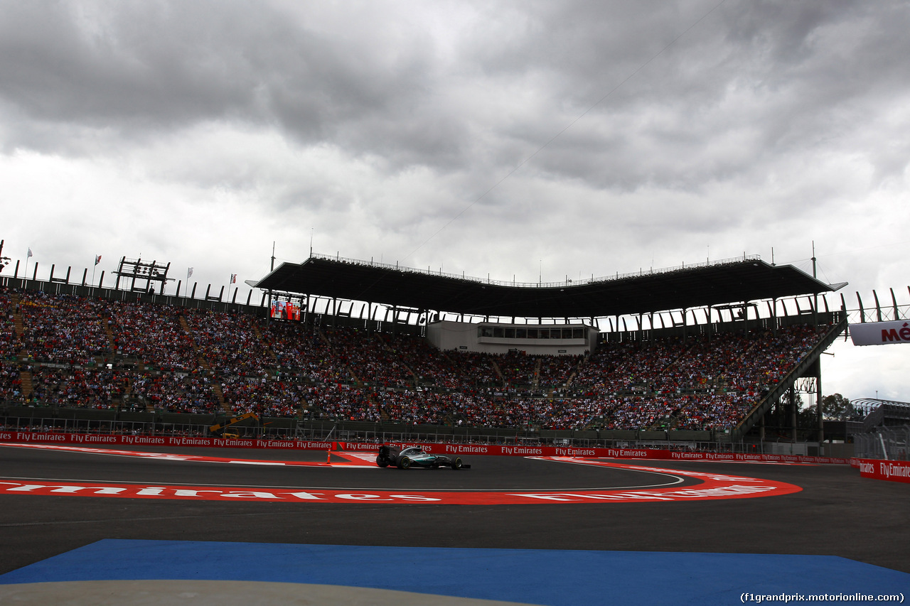 GP MESSICO, 31.10.2015- Qualifiche, Nico Rosberg (GER) Mercedes AMG F1 W06