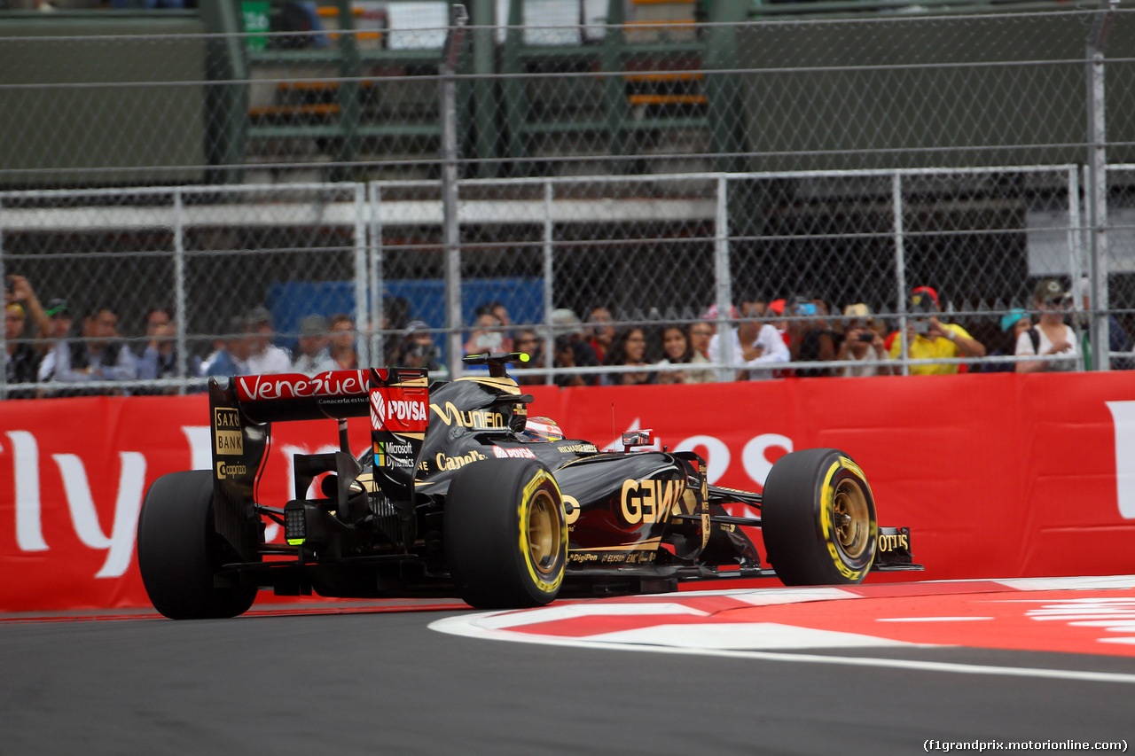 GP MESSICO, 31.10.2015- Qualifiche, Pastor Maldonado (VEN) Lotus F1 Team E23