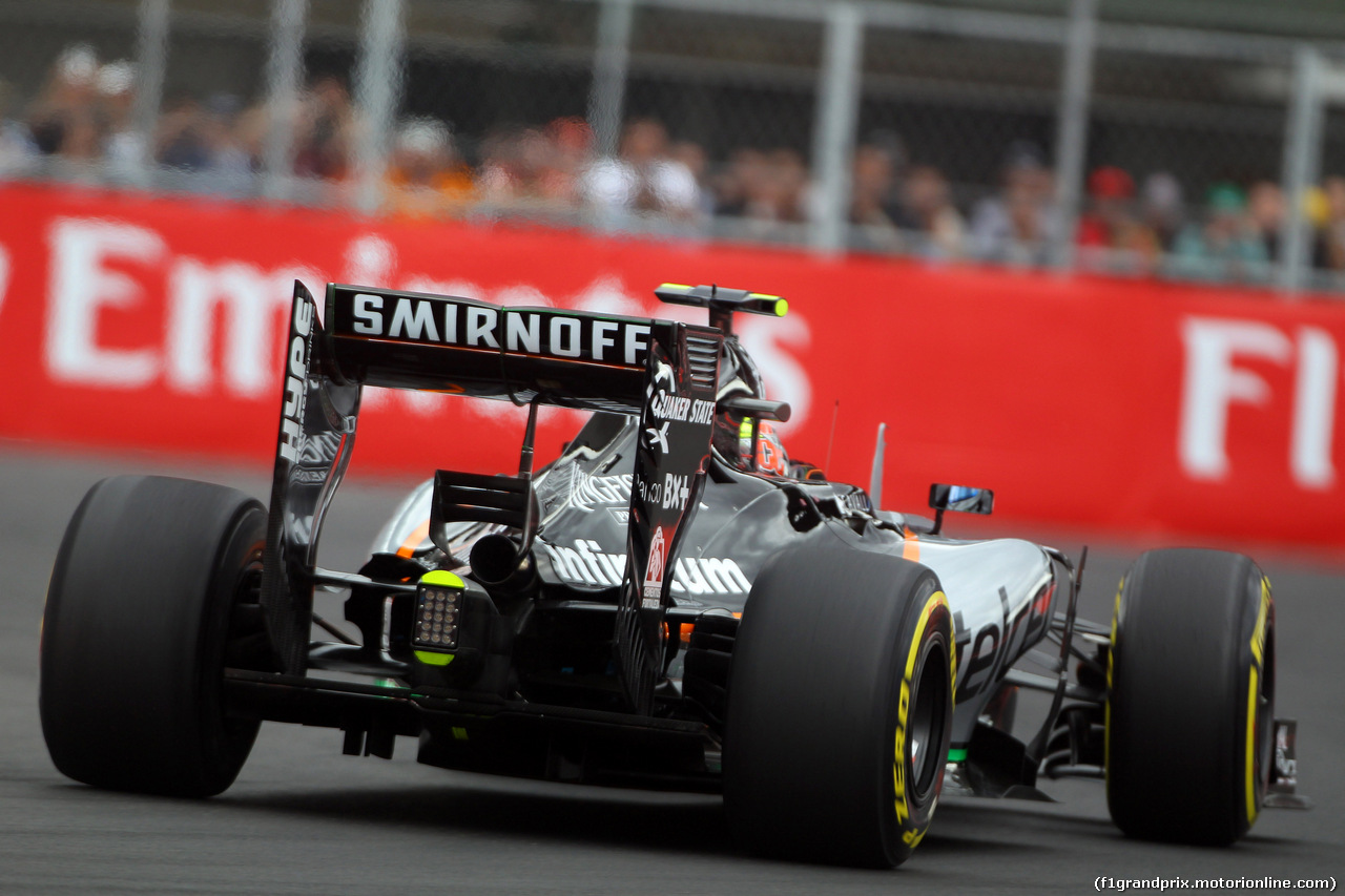 GP MESSICO, 31.10.2015- Qualifiche, Sergio Perez (MEX) Sahara Force India F1 VJM08
