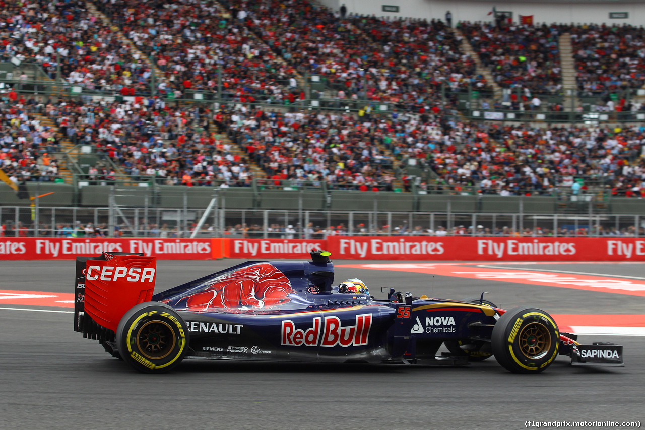 GP MESSICO, 31.10.2015- Qualifiche, Carlos Sainz Jr (ESP) Scuderia Toro Rosso STR10