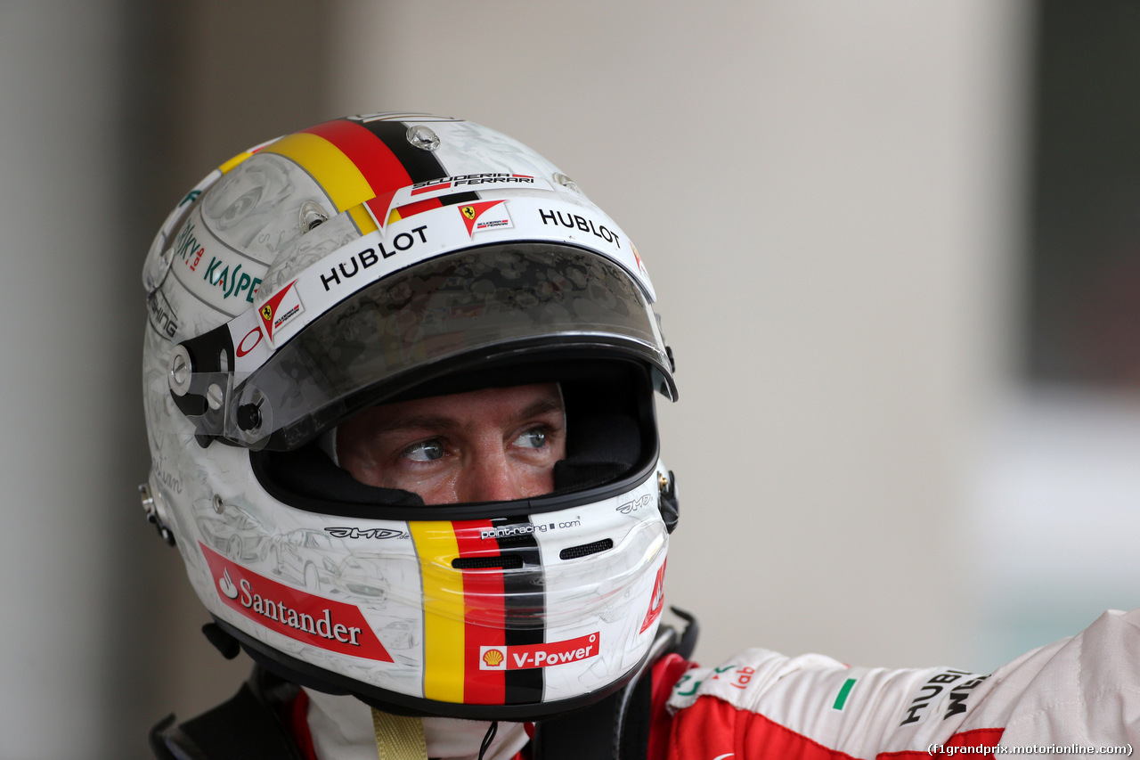 GP MESSICO, 31.10.2015- Qualifiche, Sebastian Vettel (GER) Ferrari SF15-T