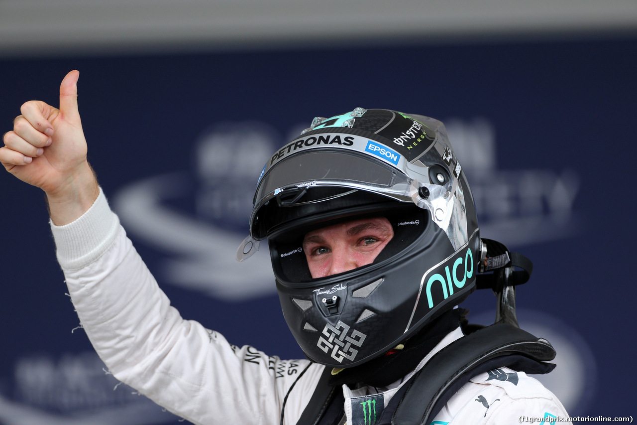 GP MESSICO, 31.10.2015- Qualifiche, Nico Rosberg (GER) Mercedes AMG F1 W06 pole position