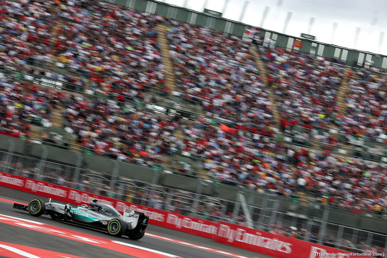 GP MESSICO, 31.10.2015- Qualifiche, Nico Rosberg (GER) Mercedes AMG F1 W06