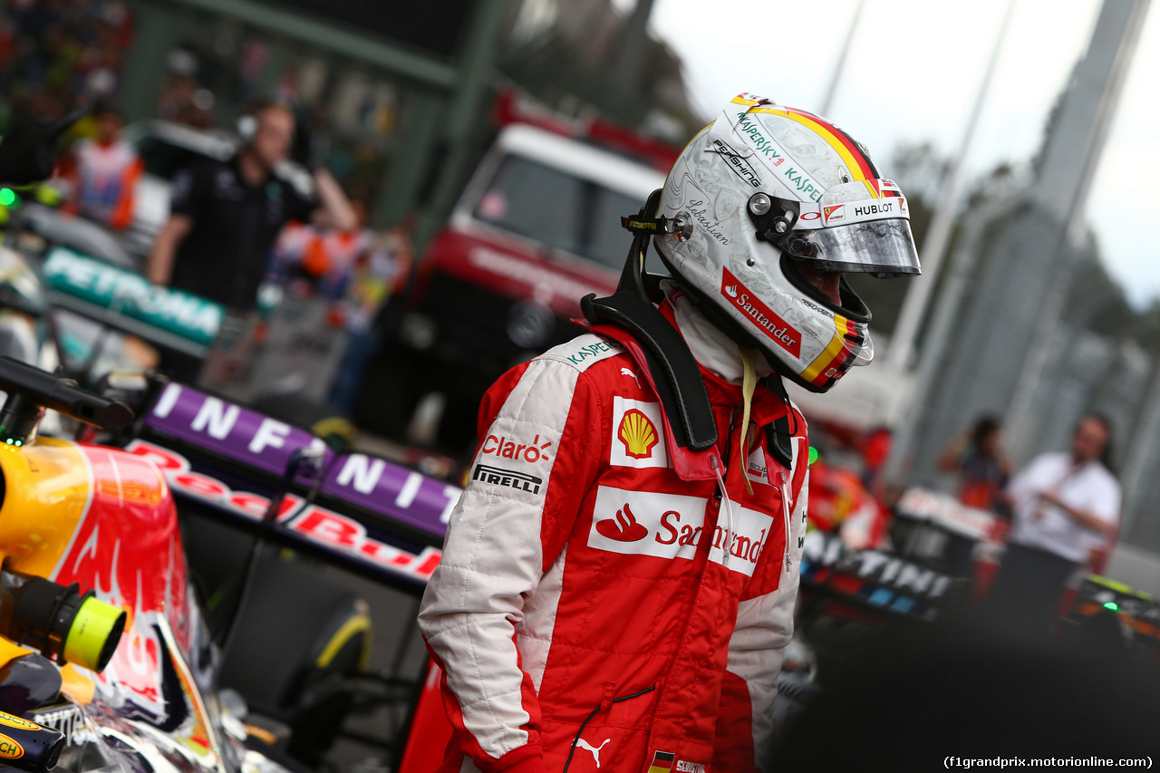 GP MESSICO, 31.10.2015- Qualifiche, Sebastian Vettel (GER) Ferrari SF15-T
