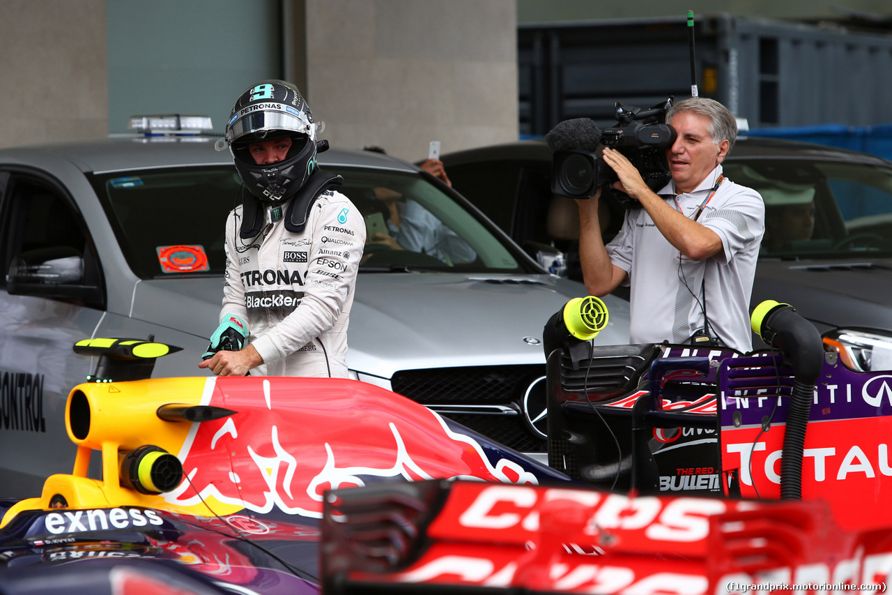 GP MESSICO, 31.10.2015- Qualifiche, Nico Rosberg (GER) Mercedes AMG F1 W06 pole position