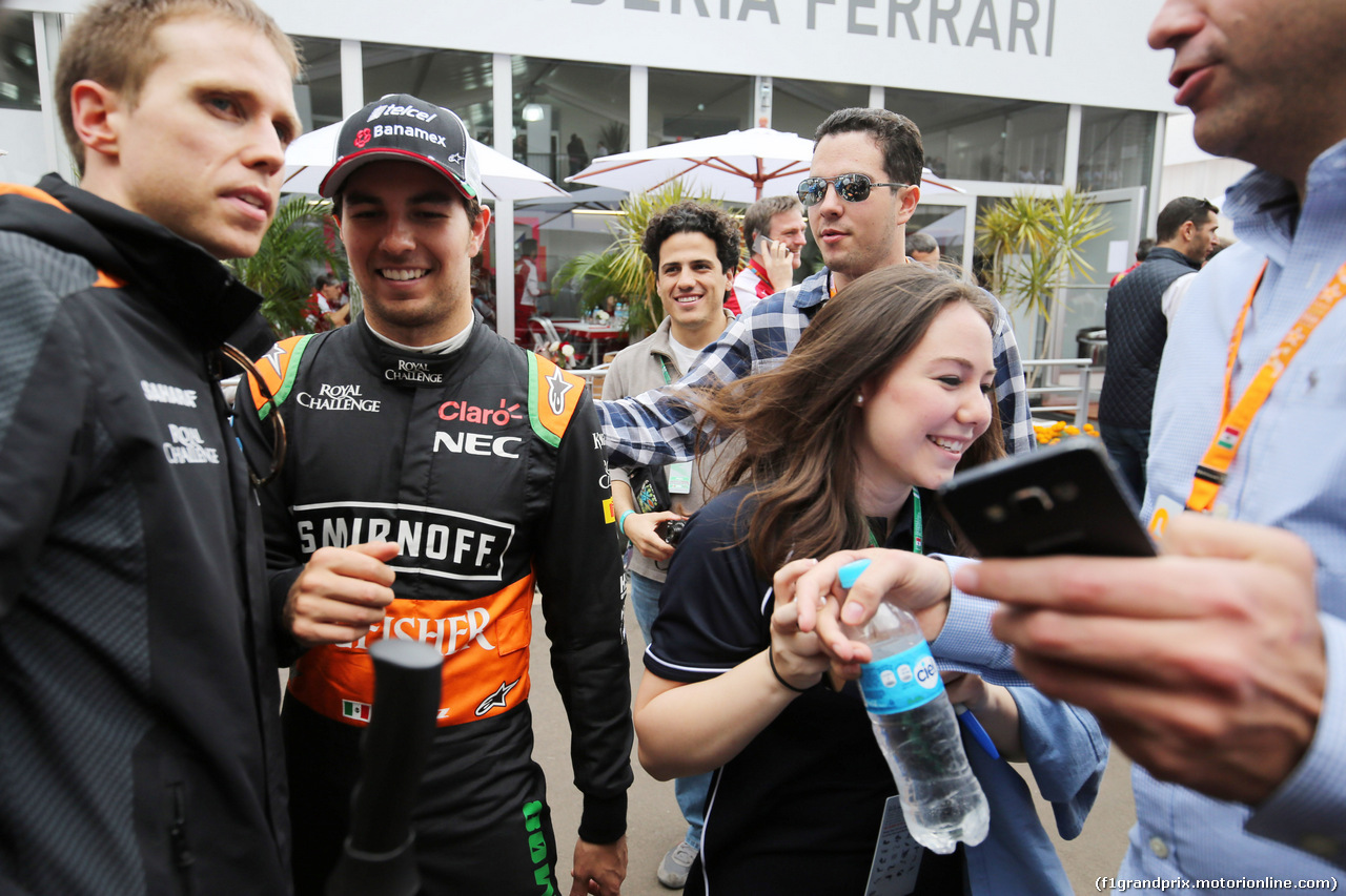 GP MESSICO, 31.10.2015- Qualifiche, Sergio Perez (MEX) Sahara Force India F1 VJM08