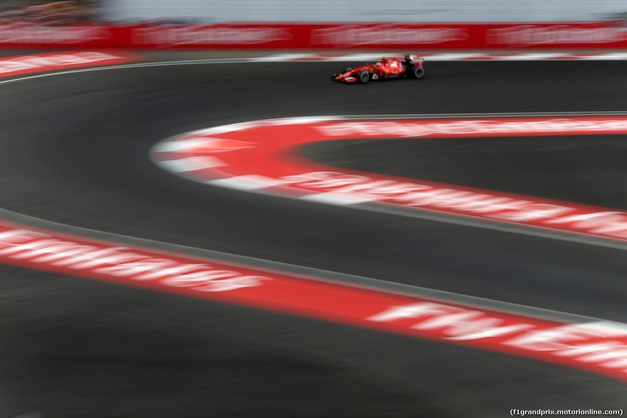 GP MESSICO, 31.10.2015- Qualifiche, Kimi Raikkonen (FIN) Ferrari SF15-T