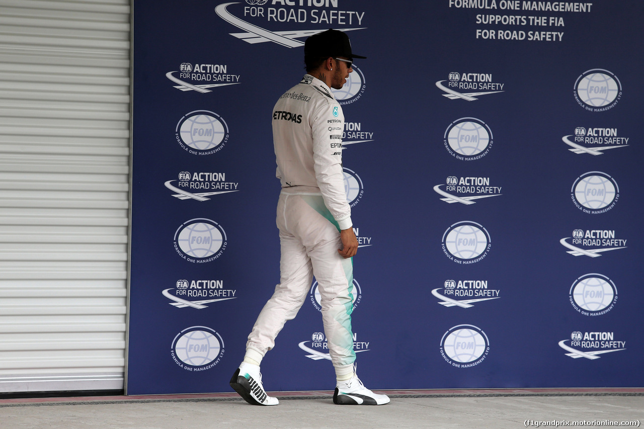 GP MESSICO, 31.10.2015- Qualifiche, Lewis Hamilton (GBR) Mercedes AMG F1 W06