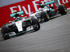 GP MESSICO, 31.10.2015- Free Practice 3, Nico Rosberg (GER) Mercedes AMG F1 W06 davanti a Lewis Hamilton (GBR) Mercedes AMG F1 W06
