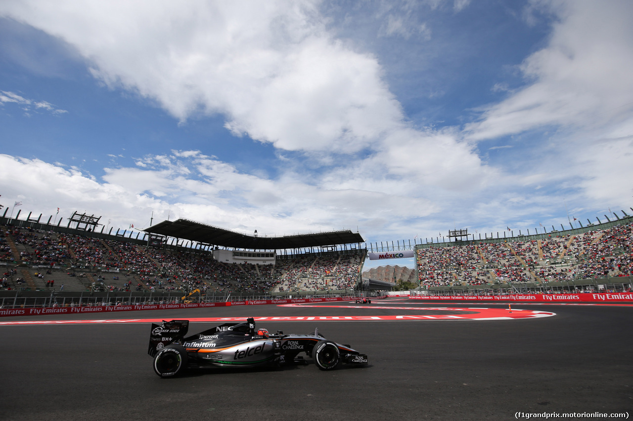 GP MESSICO, 30.10.2015 - Prove Libere 1, Nico Hulkenberg (GER) Sahara Force India F1 VJM08