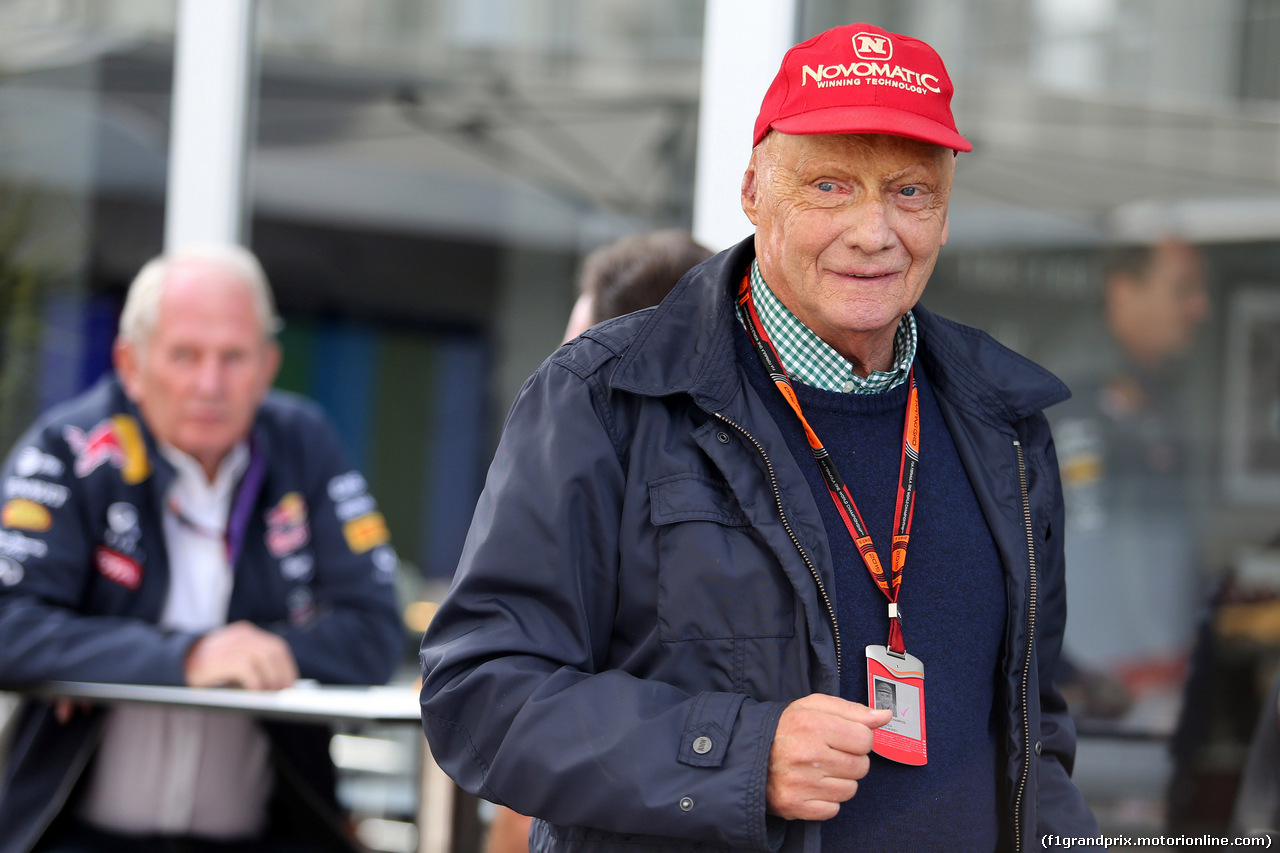 GP MESSICO, 30.10.2015 - Prove Libere 1, Nikki Lauda (AU), Mercedes