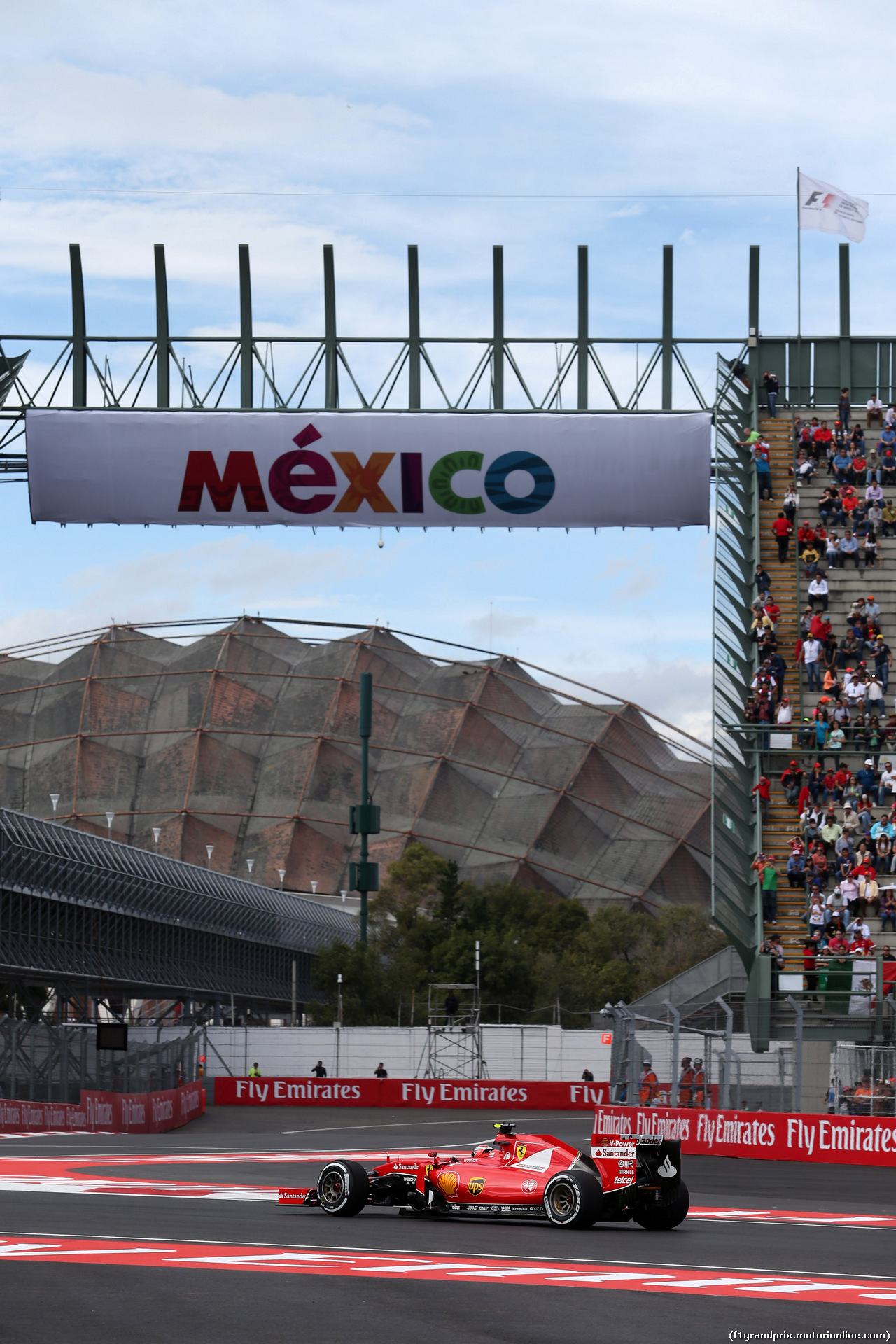 GP MESSICO, 30.10.2015 - Prove Libere 1, Kimi Raikkonen (FIN) Ferrari SF15-T