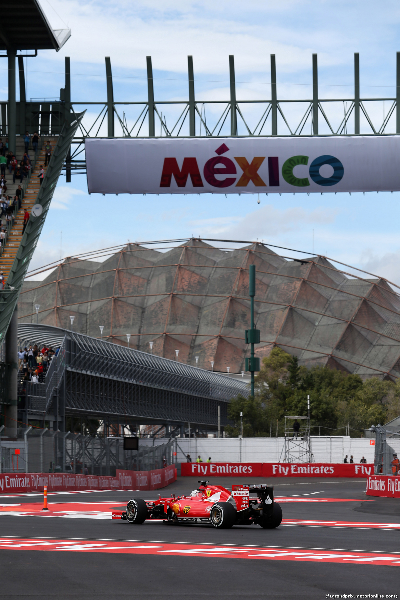 GP MESSICO, 30.10.2015 - Prove Libere 1, Sebastian Vettel (GER) Ferrari SF15-T