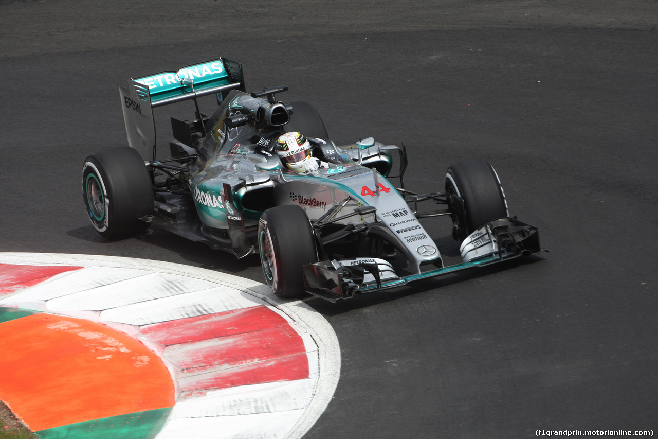 GP MESSICO, 30.10.2015 - Prove Libere 1, Lewis Hamilton (GBR) Mercedes AMG F1 W06