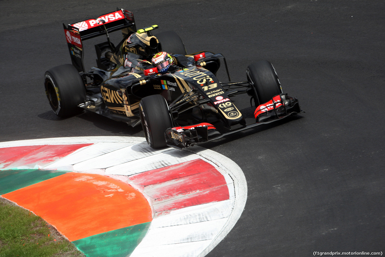 GP MESSICO, 30.10.2015 - Prove Libere 1, Pastor Maldonado (VEN) Lotus F1 Team E23