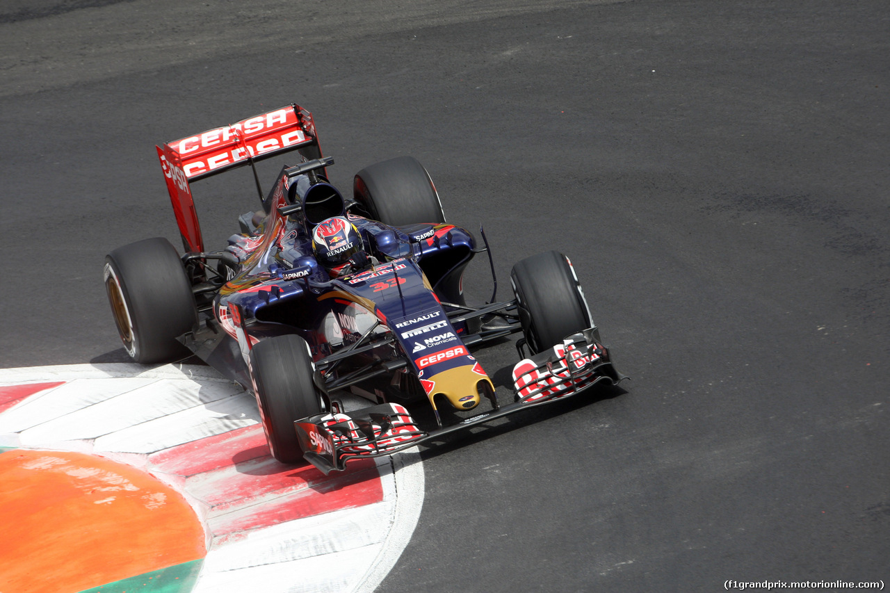GP MESSICO, 30.10.2015 - Prove Libere 1, Max Verstappen (NED) Scuderia Toro Rosso STR10