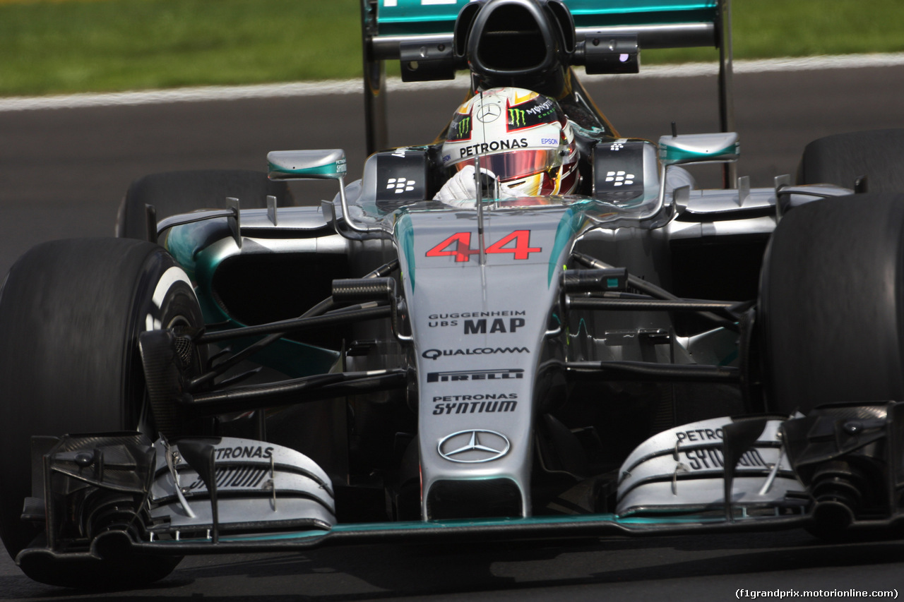 GP MESSICO, 30.10.2015 - Prove Libere 1, Lewis Hamilton (GBR) Mercedes AMG F1 W06