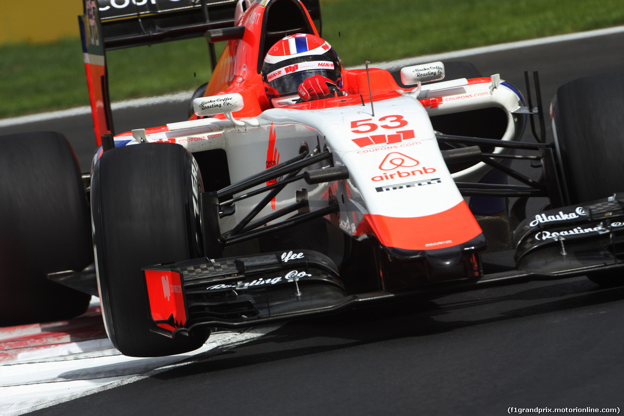 GP MESSICO, 30.10.2015 - Prove Libere 1, Alexander Rossi (USA) Manor Marussia F1 Team