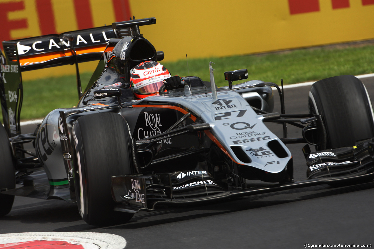 GP MESSICO, 30.10.2015 - Prove Libere 1, Nico Hulkenberg (GER) Sahara Force India F1 VJM08