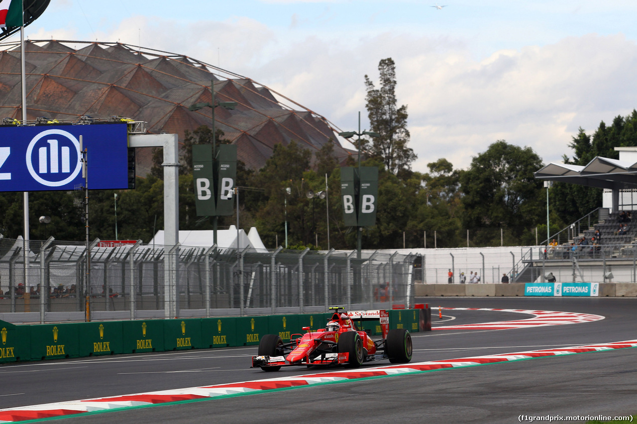 GP MESSICO, 30.10.2015 - Prove Libere 1, Kimi Raikkonen (FIN) Ferrari SF15-T