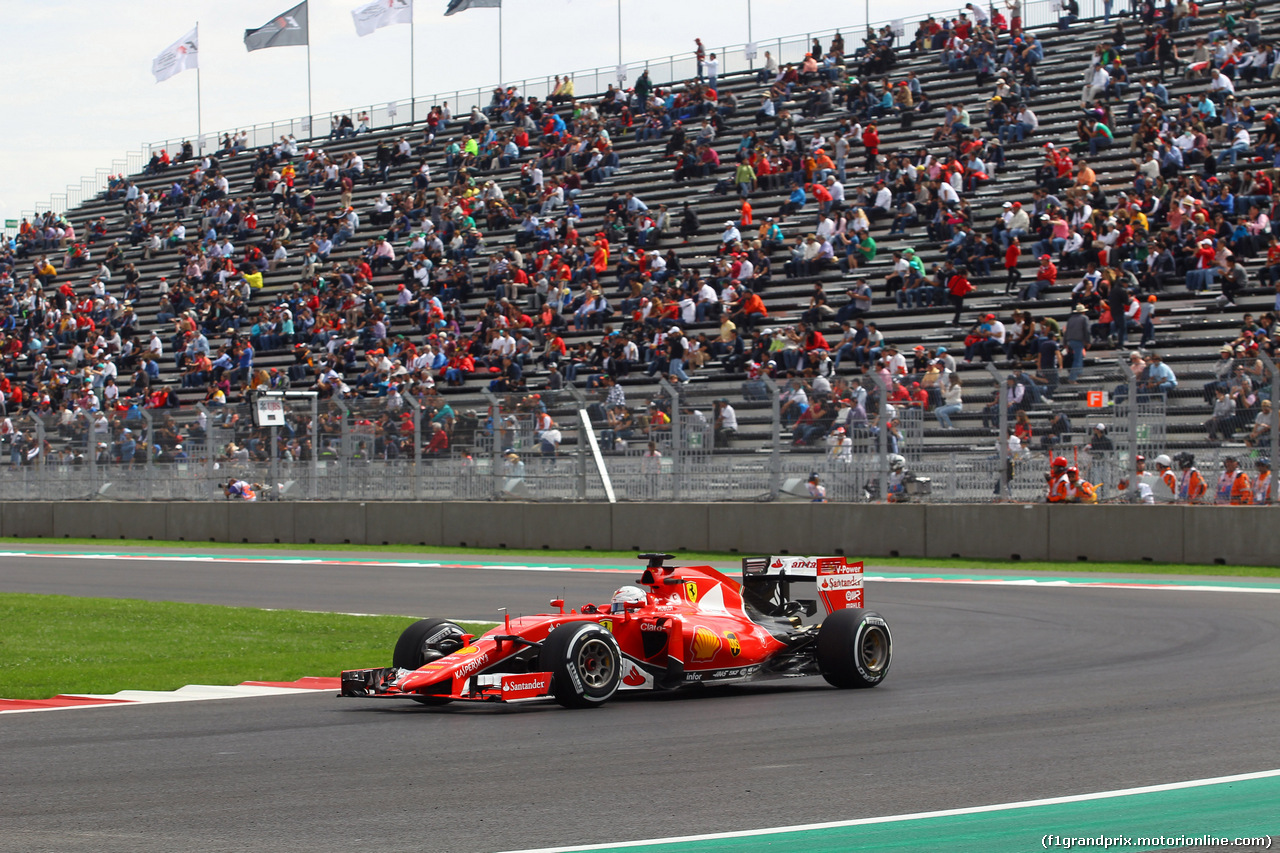 GP MESSICO, 30.10.2015 - Prove Libere 1, Sebastian Vettel (GER) Ferrari SF15-T