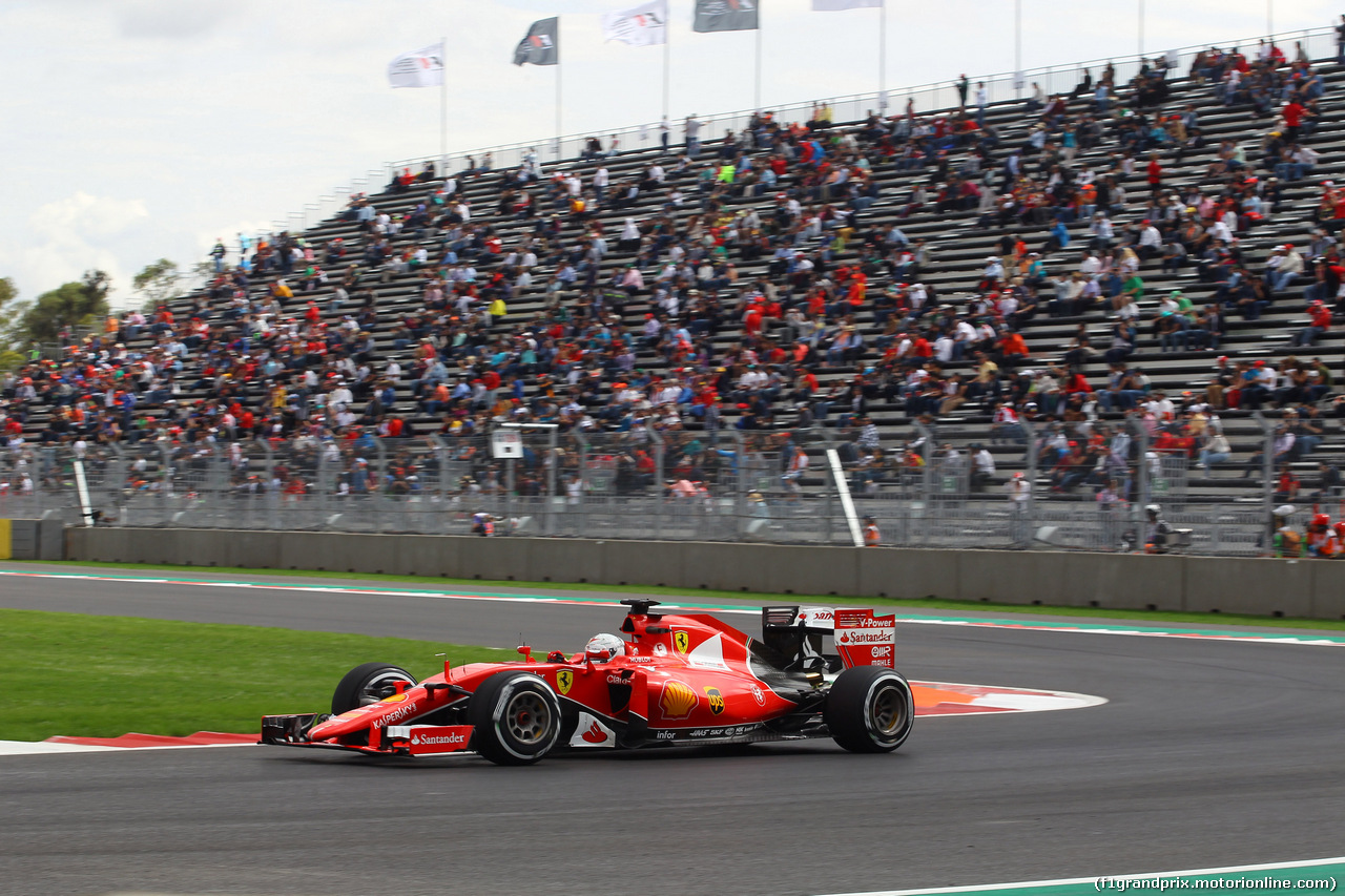 GP MESSICO, 30.10.2015 - Prove Libere 1, Sebastian Vettel (GER) Ferrari SF15-T