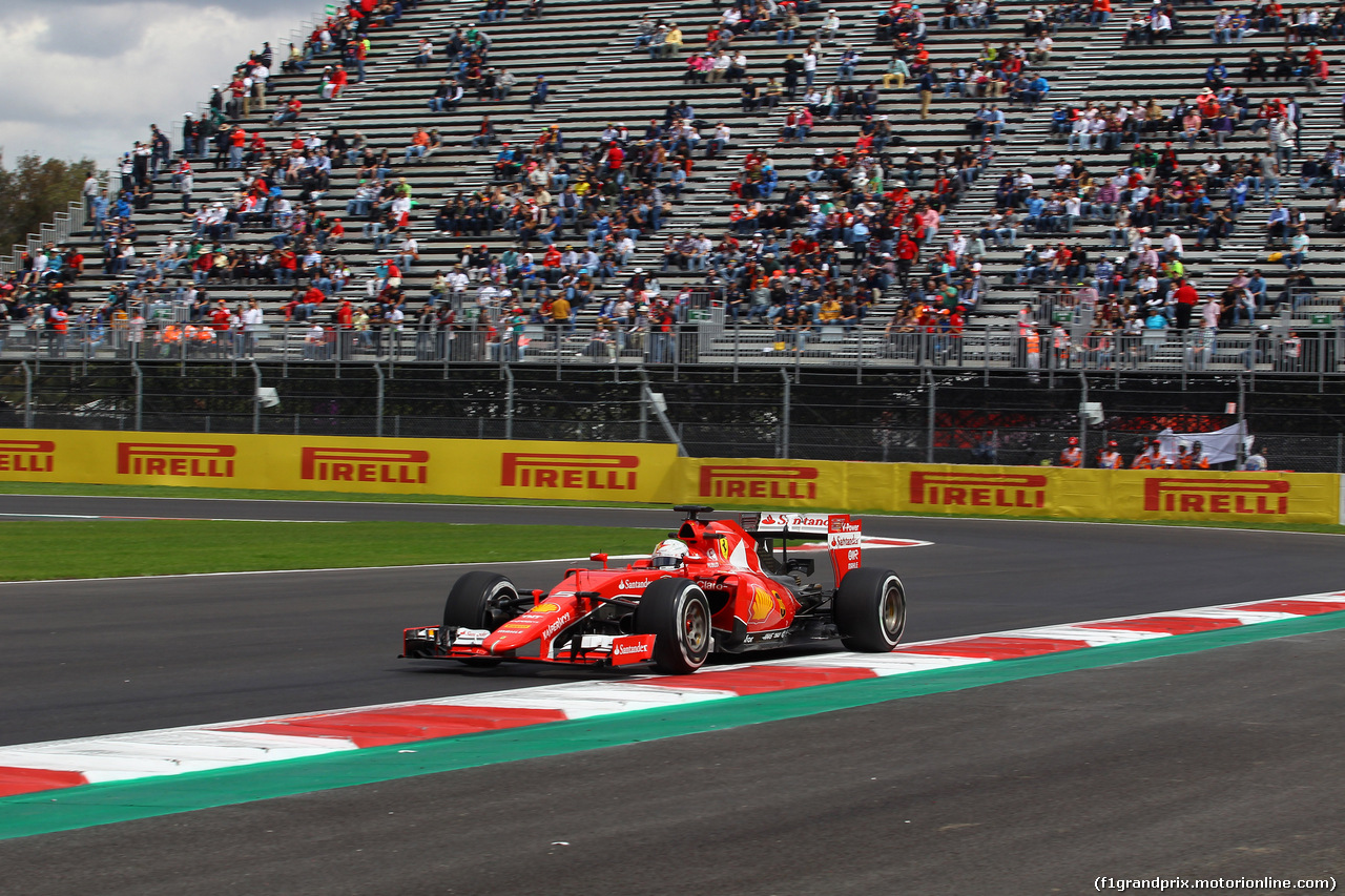 GP MESSICO, 30.10.2015 - Prove Libere 1, Sebastian Vettel (GER) Ferrari SF15-T