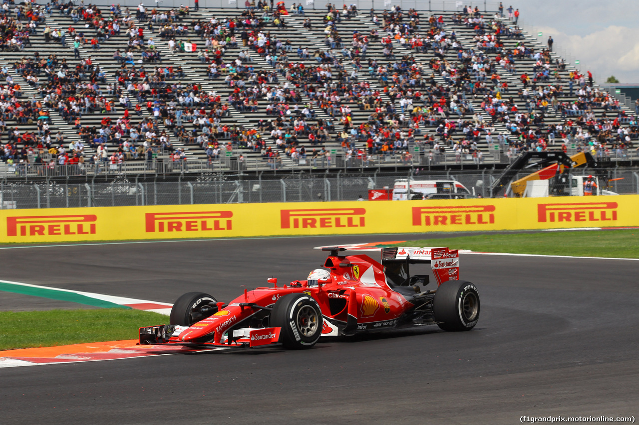 GP MESSICO, 30.10.2015 - Prove Libere 1, Sebastian Vettel (GER) Ferrari SF15-T
