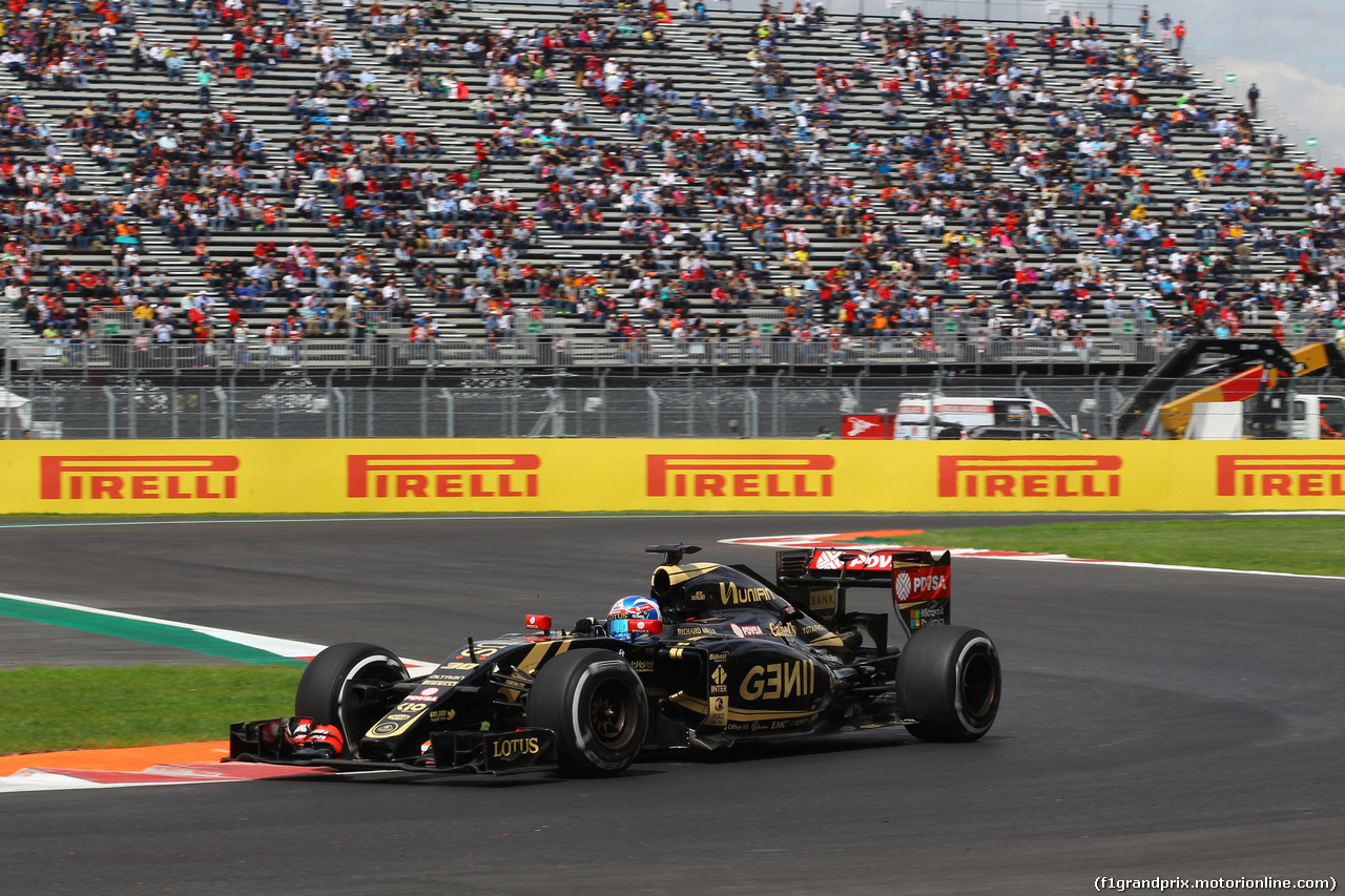 GP MESSICO, 30.10.2015 - Prove Libere 1, Jolyon Palmer (GBR) Test Driver, Lotus F1 Team