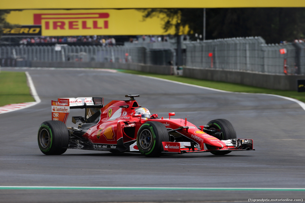 GP MESSICO, 30.10.2015 - Prove Libere 1, Sebastian Vettel (GER) Ferrari SF15-T