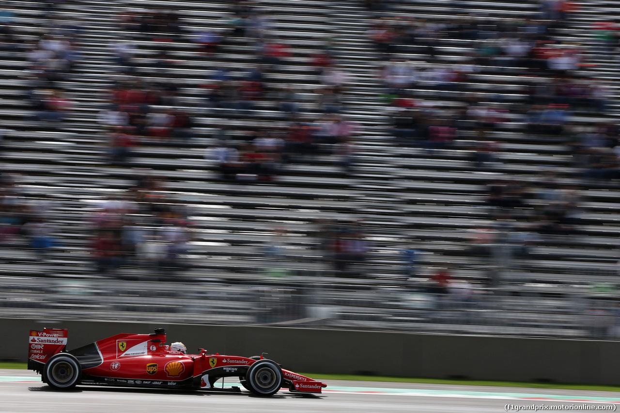 GP MESSICO, 30.10.2015 - Prove Libere 1, Sebastian Vettel (GER) Ferrari SF15-T