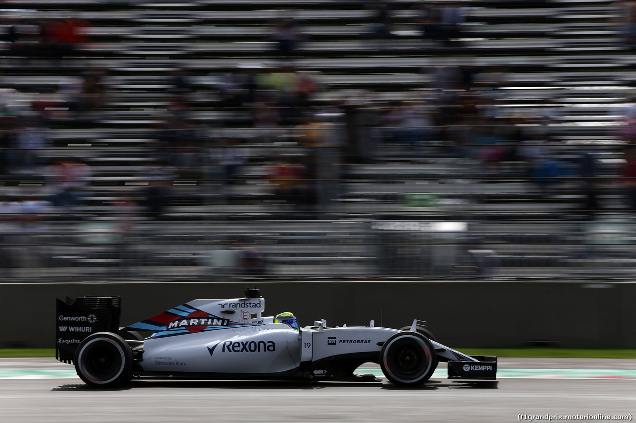 GP MESSICO, 30.10.2015 - Prove Libere 1, Felipe Massa (BRA) Williams F1 Team FW37