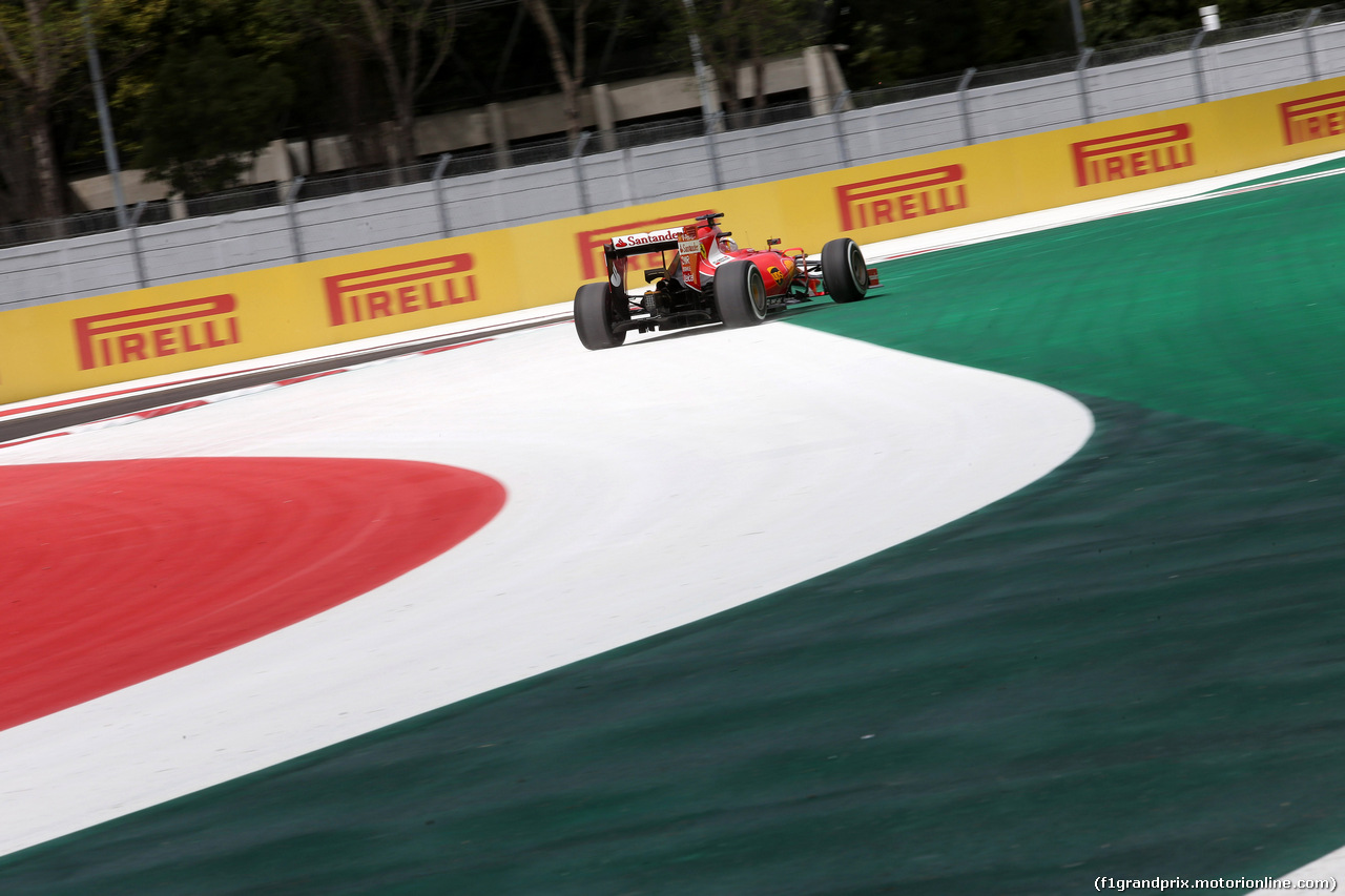 GP MESSICO, 30.10.2015 - Prove Libere 1, Sebastian Vettel (GER) Ferrari SF15-T