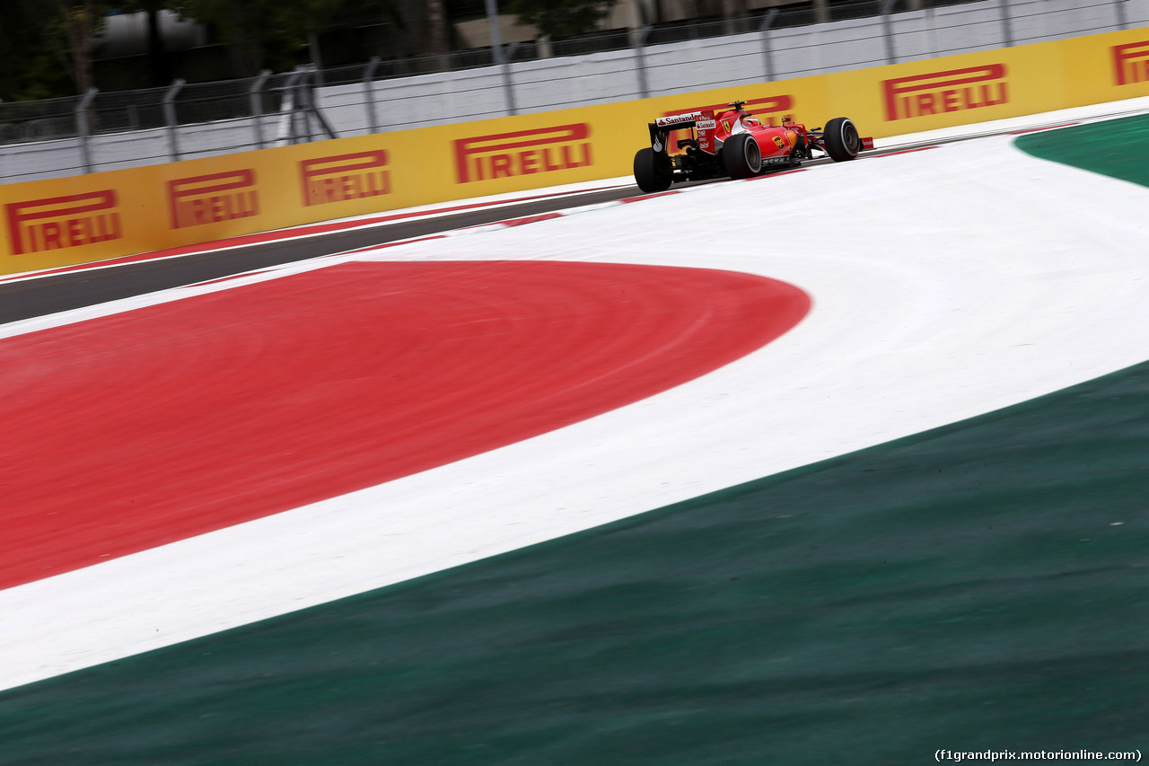 GP MESSICO, 30.10.2015 - Prove Libere 1, Kimi Raikkonen (FIN) Ferrari SF15-T