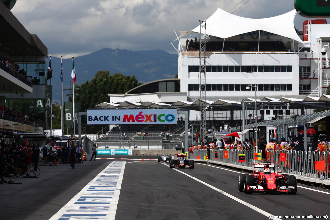 GP MESSICO, 30.10.2015 - Prove Libere 1, Sebastian Vettel (GER) Ferrari SF15-T