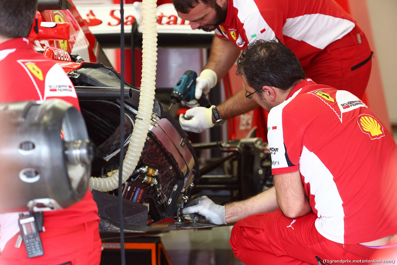 GP MESSICO, 30.10.2015 - Prove Libere 1, Ferrari SF15-T, detail
