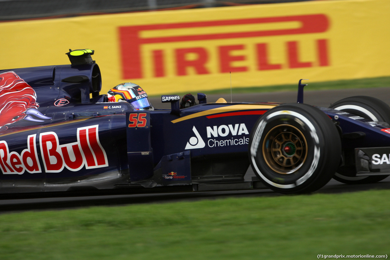 GP MESSICO, 30.10.2015 - Prove Libere 2, Carlos Sainz Jr (ESP) Scuderia Toro Rosso STR10