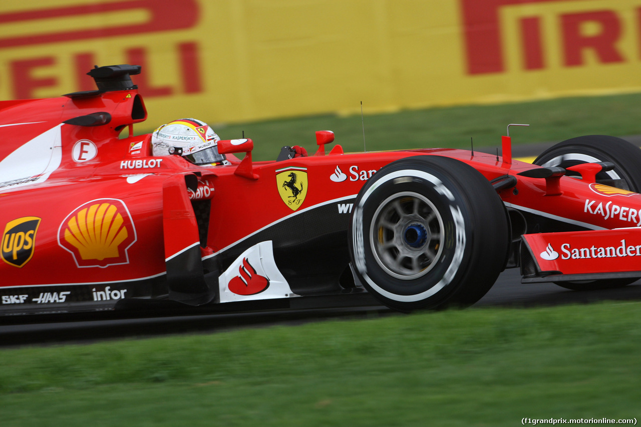 GP MESSICO, 30.10.2015 - Prove Libere 2, Sebastian Vettel (GER) Ferrari SF15-T